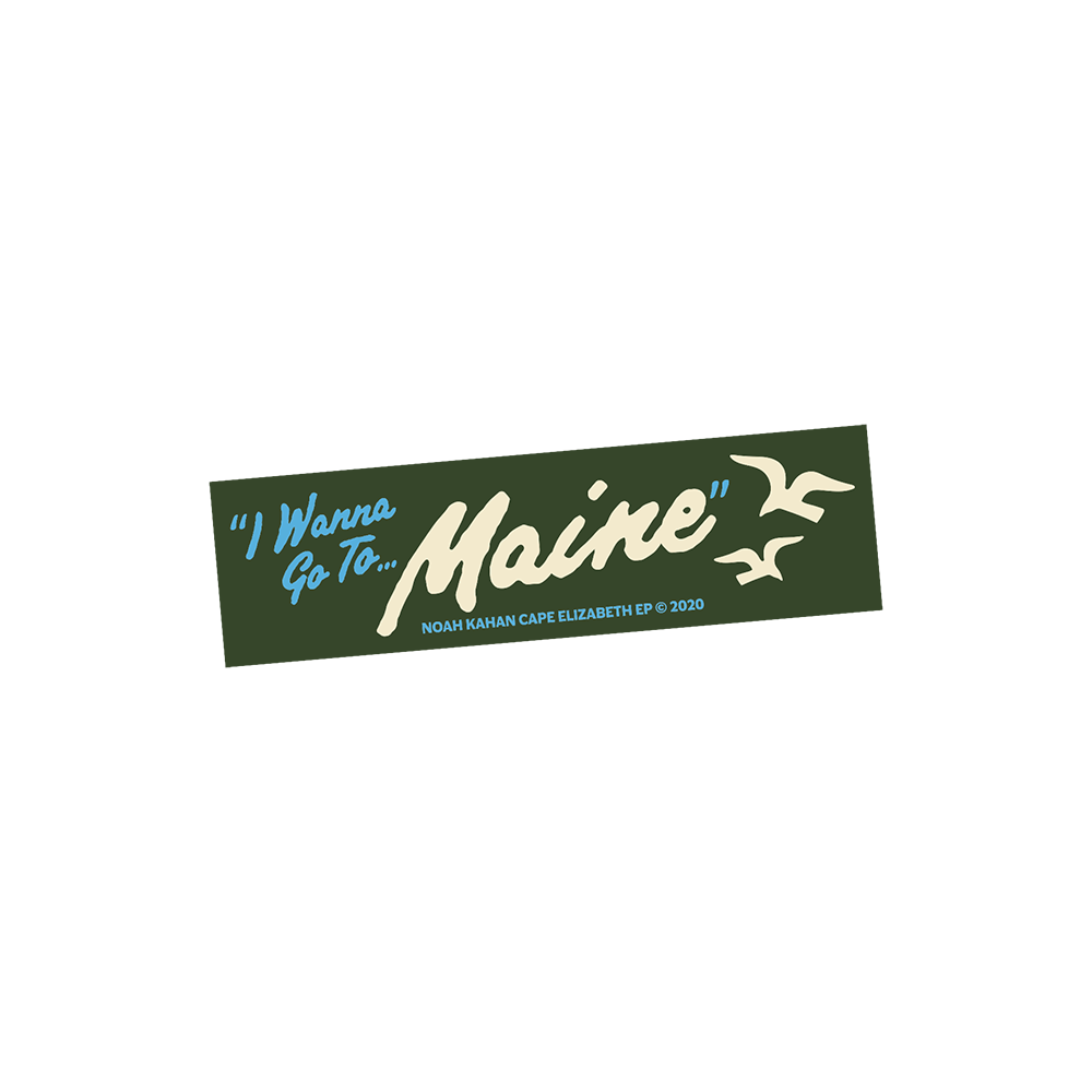 Noah Kahan - Maine Bumper Sticker
