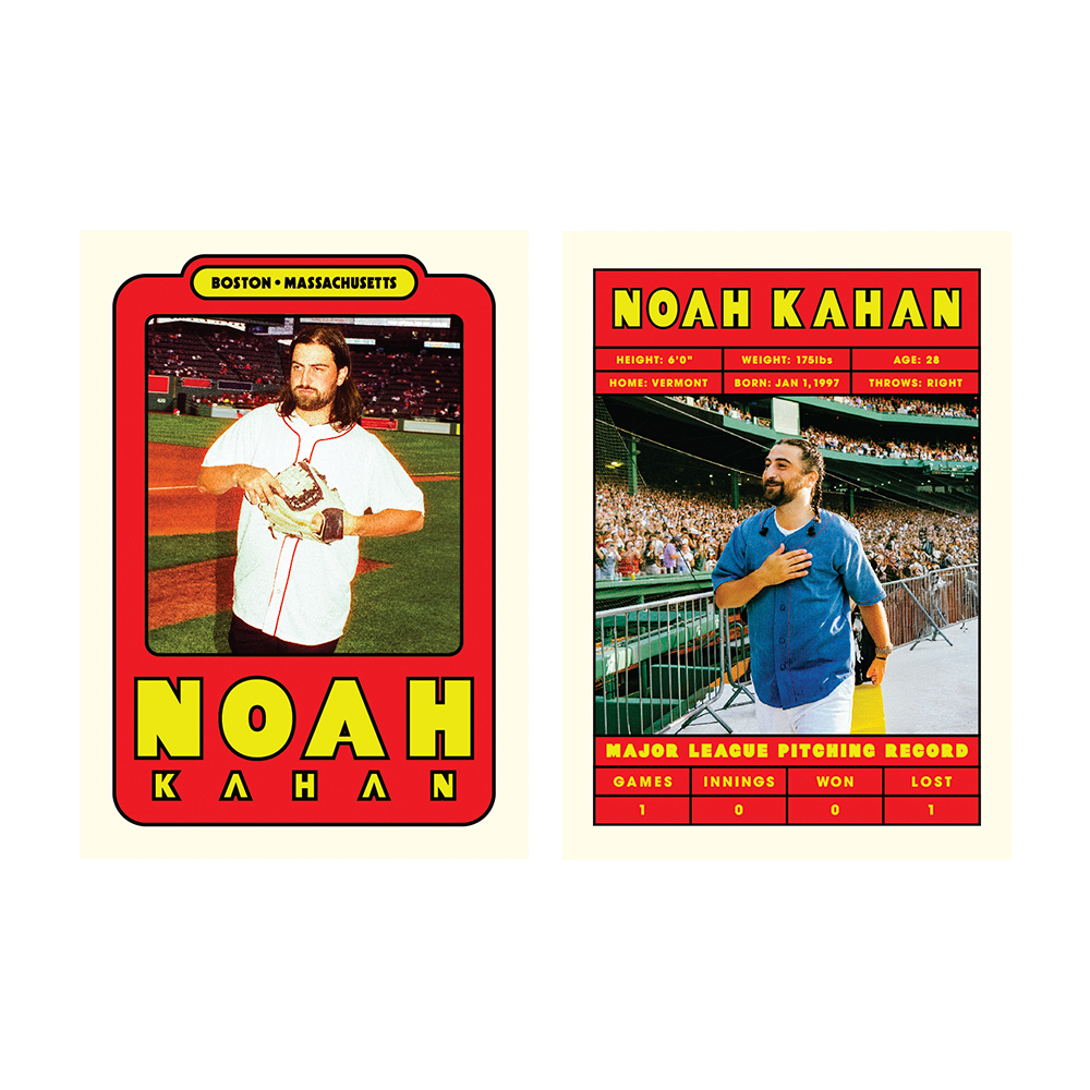 Noah Kahan - Live From Fenway Baseball Card Pack