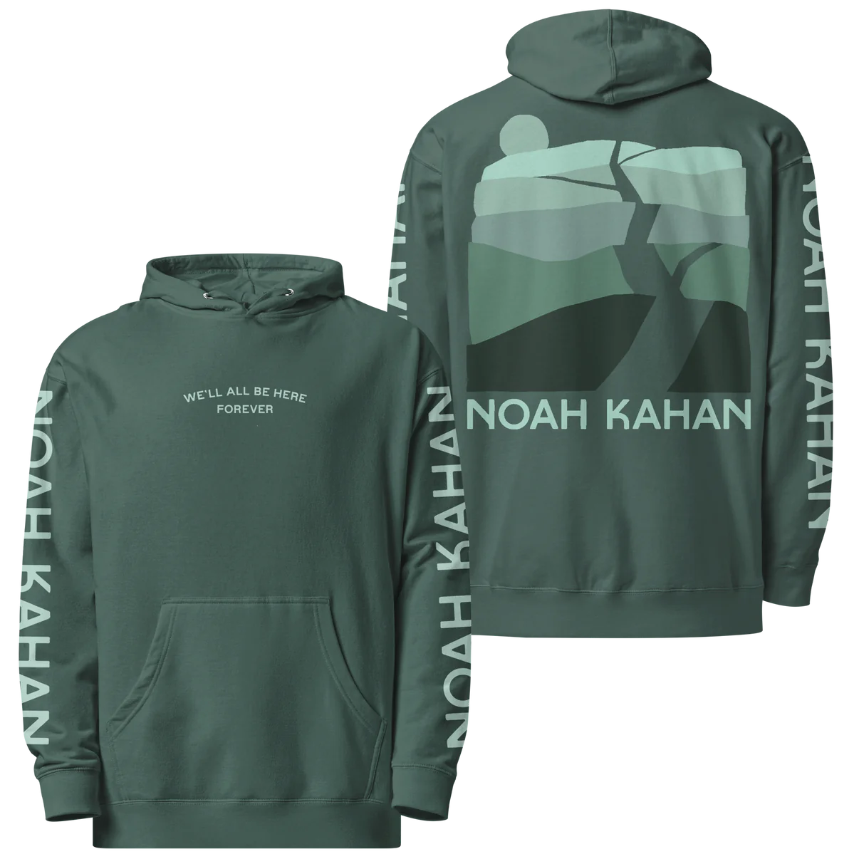 Noah Kahan - Moss Green Trails Hoodie