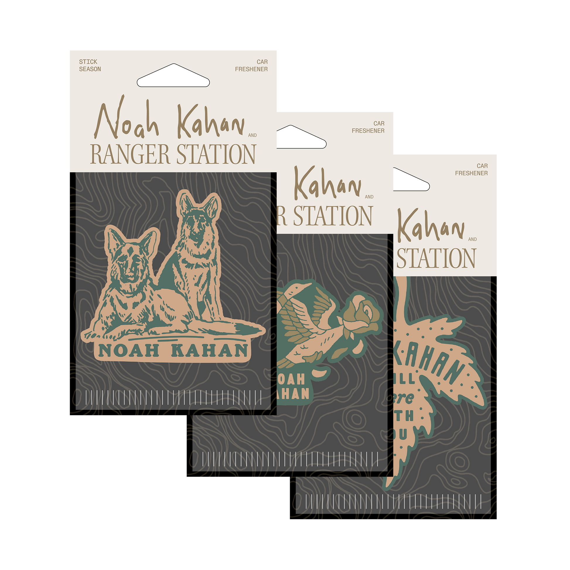 Noah Kahan - Stick Season Car Freshener 3-pack